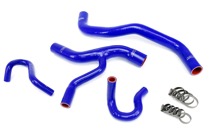HPS Silicone Radiator and Heater Hoses - 1996-2001 Ford Mustang GT 4.6L V8 - Blue (57-1416-BLUE)