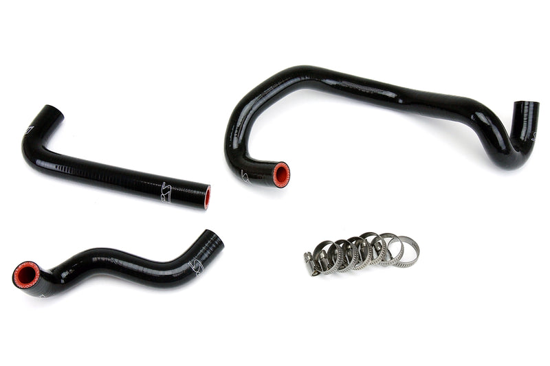HPS Silicone Heater Hoses - 1986-1992 Mazda RX7 FC3S Non Turbo Left Hand Drive - Black (57-1421-BLK)