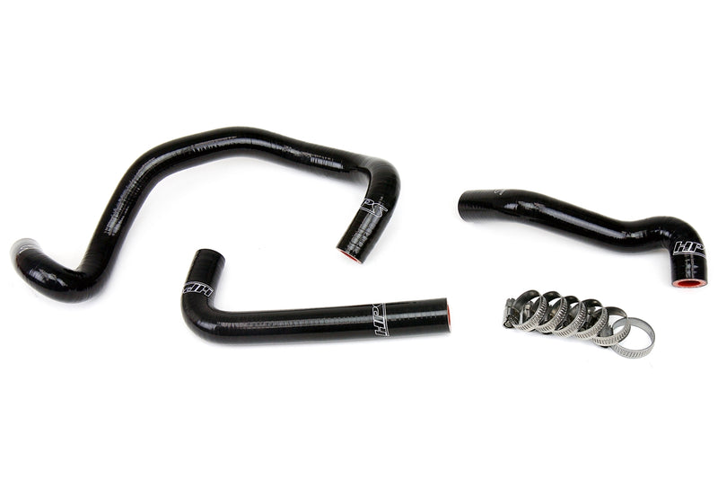 HPS Silicone Heater Hoses - 1986-1992 Mazda RX7 FC3S Turbo Left Hand Drive - Black (57-1422-BLK)