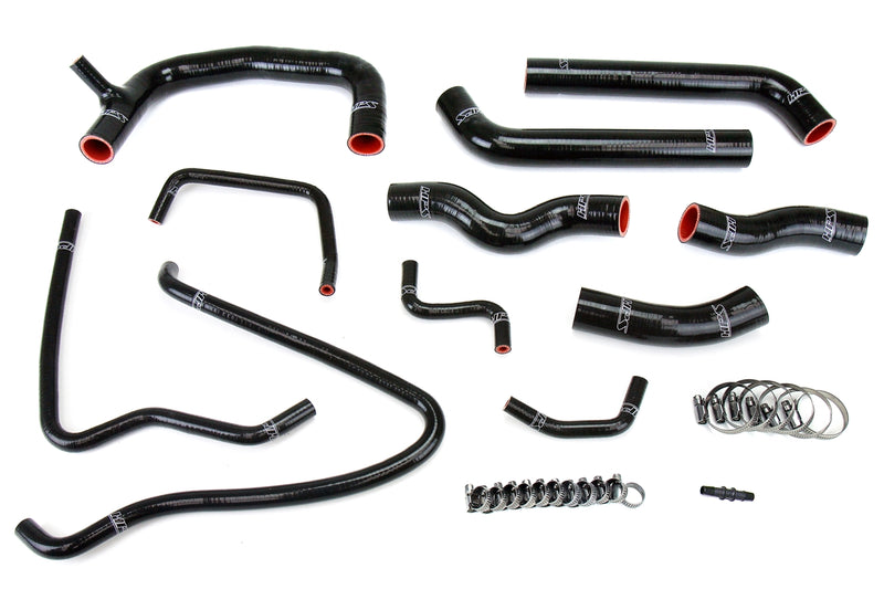HPS Silicone Radiator Hoses - 2000-2005 Toyota MR2 Spyder 1.8L - Black (57-1432-BLK)