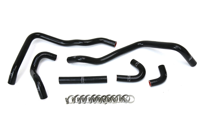 HPS Silicone Heater Hoses - 2000-2005 Toyota MR2 Spyder 1.8L - Black (57-1433-BLK)