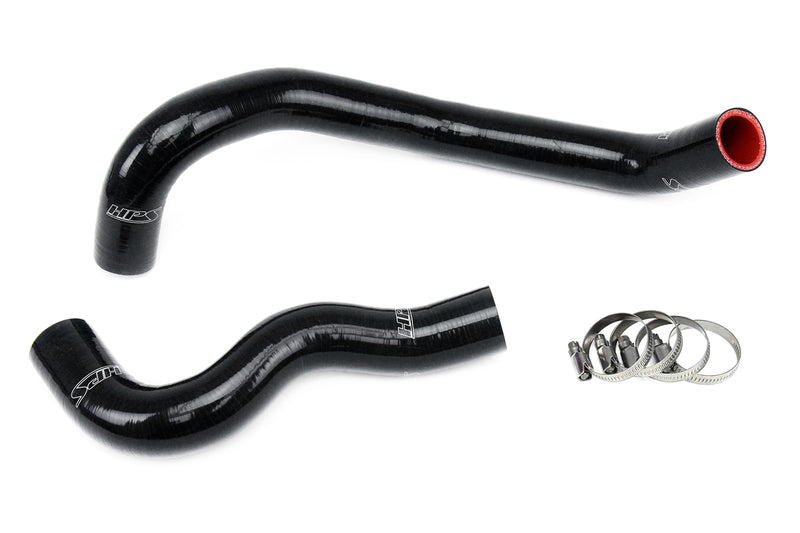 HPS Silicone Radiator Hoses - 2007-2008 Nissan 350Z 3.5L V6 VQ35HR - Black (57-1438-BLK)