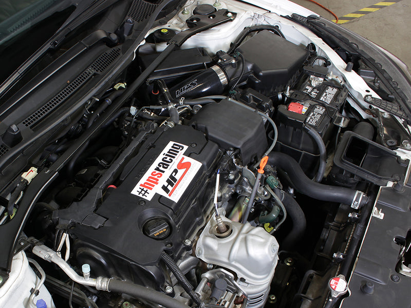HPS Silicone Air Intake Hose - 2013-2016 Honda Accord 2.4L - Black (57-1445-BLK)