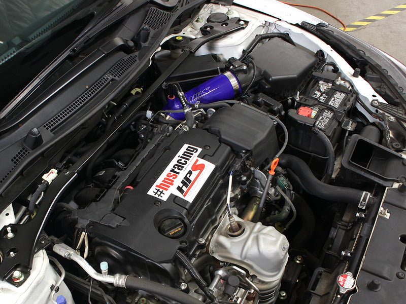 HPS Silicone Air Intake Hose - 2013-2016 Honda Accord 2.4L - Blue (57-1445-BLUE)
