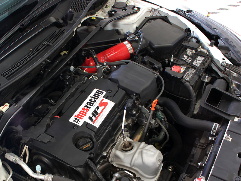 HPS Silicone Air Intake Hose - 2013-2016 Honda Accord 2.4L - Red (57-1445-RED)