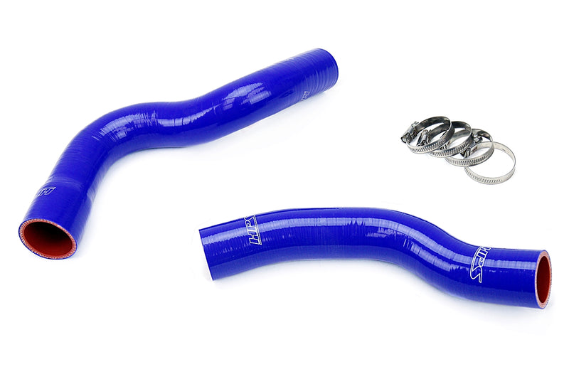 HPS Silicone Radiator Hoses - 2001-2004 Jeep Grand Cherokee WJ 4.7L V8 - Blue (57-1449R-BLUE)