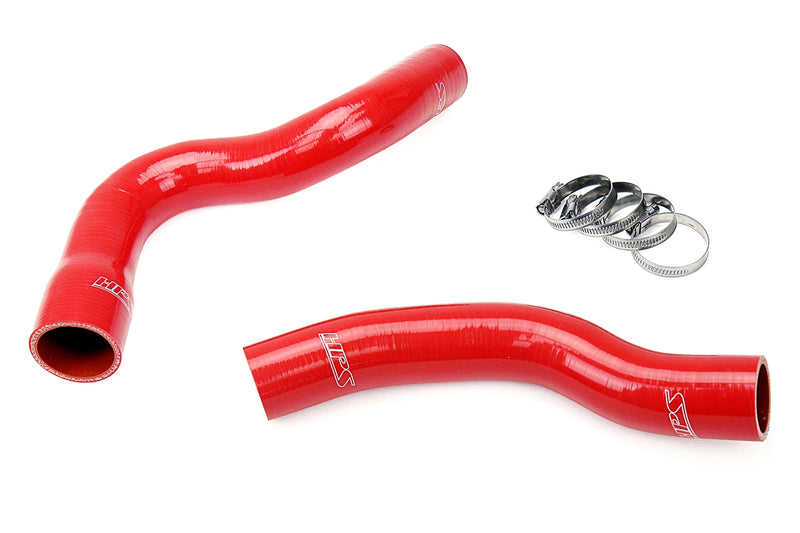 HPS Silicone Radiator Hoses - 2001-2004 Jeep Grand Cherokee WJ 4.7L V8 - Red (57-1449R-RED)