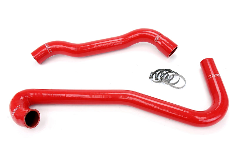 HPS Silicone Radiator Hoses - 2006-2008 Jeep Grand Cherokee SRT8 6.1L V8 WK1 - Red (57-1453-RED)