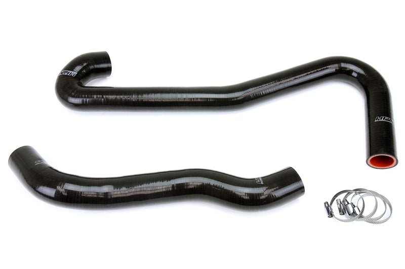 HPS Silicone Radiator Hoses - 2009-2010 Jeep Grand Cherokee SRT8 6.1L V8 WK1 - Black (57-1460-BLK)