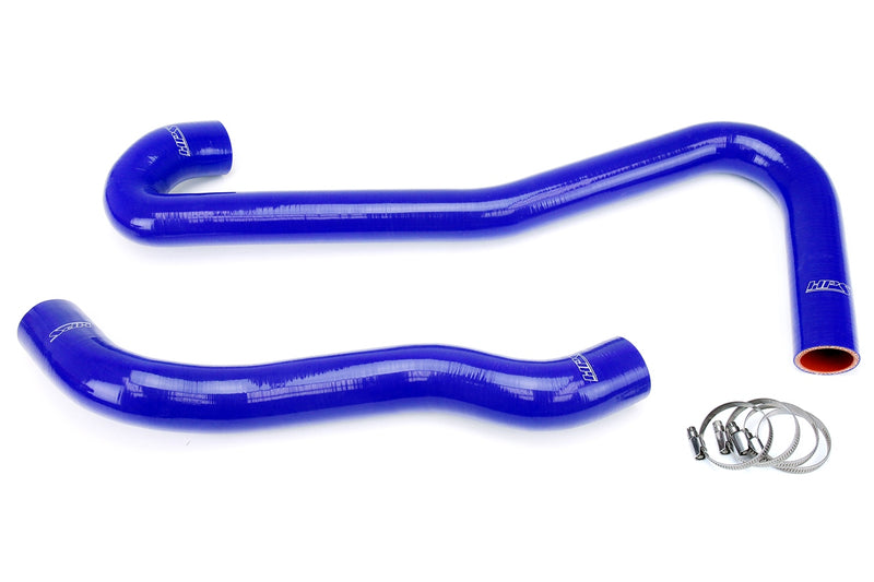 HPS Silicone Radiator Hoses - 2009-2010 Jeep Grand Cherokee SRT8 6.1L V8 WK1 - Blue (57-1460-BLUE)