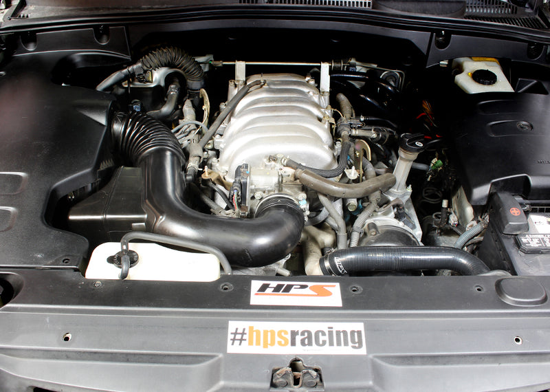 HPS Silicone Radiator Hoses - Black (57-1467R-BLK)