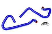 HPS Silicone Heater Hoses - 2005-2018 Toyota Tacoma 2.7L 4Cyl - Blue (57-1470-BLUE)