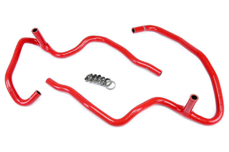 HPS Silicone Heater Hoses - 2006-2010 Jeep Commander 5.7L V8 with Rear A/C - Red (57-1472-RED)