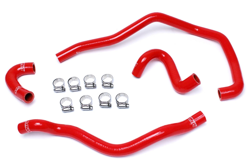 HPS Silicone Heater Hoses - 2001-2006 BMW E46 M3 Left Hand Drive - Red (57-1487-RED)