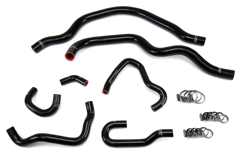 HPS Silicone Radiator and Heater Hoses - 2000-2005 Honda S2000 - Black (57-1489-BLK)