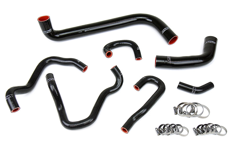HPS Silicone Radiator and Heater Hoses - 2006-2009 Honda S2000 - Black (57-1490-BLK)