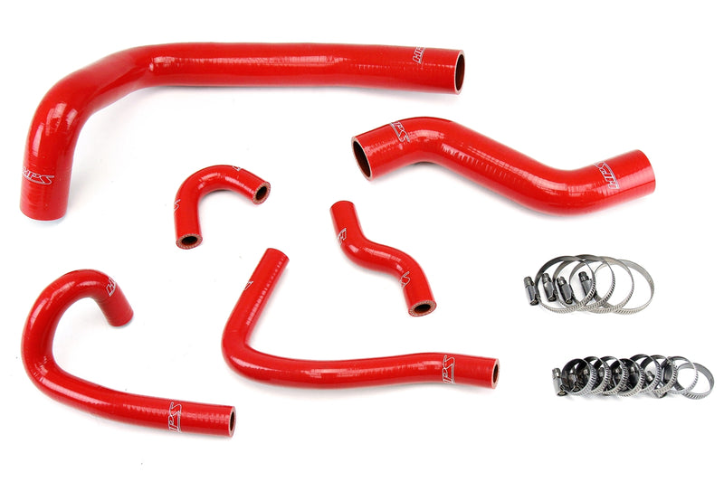 HPS Silicone Radiator and Heater Hoses - 1993-1995 Mazda RX7 - Red (57-1491-RED)
