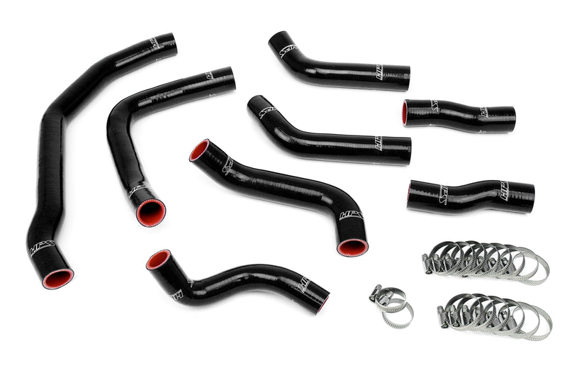 HPS Silicone Radiator Hoses - 1990-1999 Toyota MR2 3SGTE Turbo - Black (57-1501-BLK)