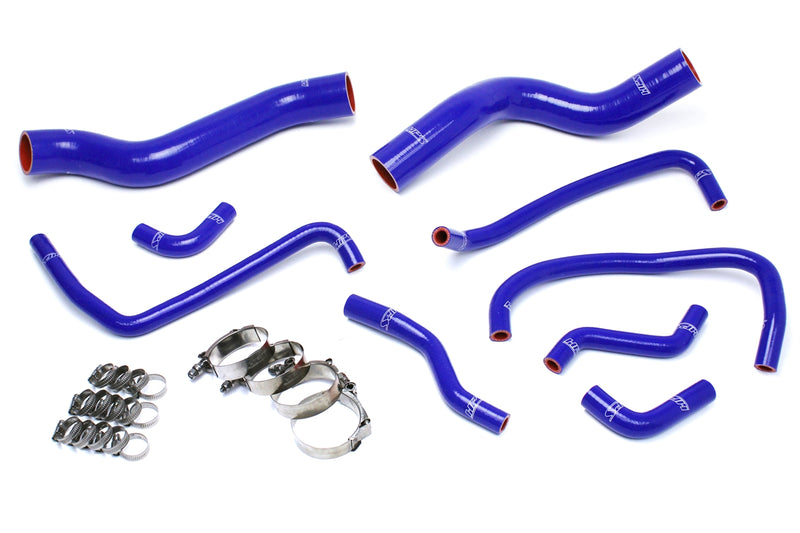 HPS Silicone Radiator and Heater Hoses - 2013-2017 Dodge Viper SRT-10 8.4L V10 - Blue (57-1503-BLUE)