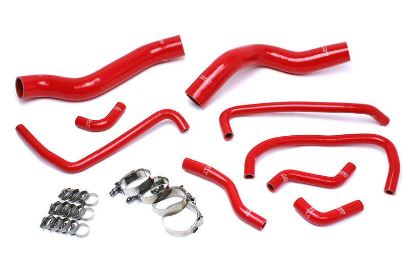 HPS Silicone Radiator and Heater Hoses - 2013-2017 Dodge Viper SRT-10 8.4L V10 - Red (57-1503-RED)