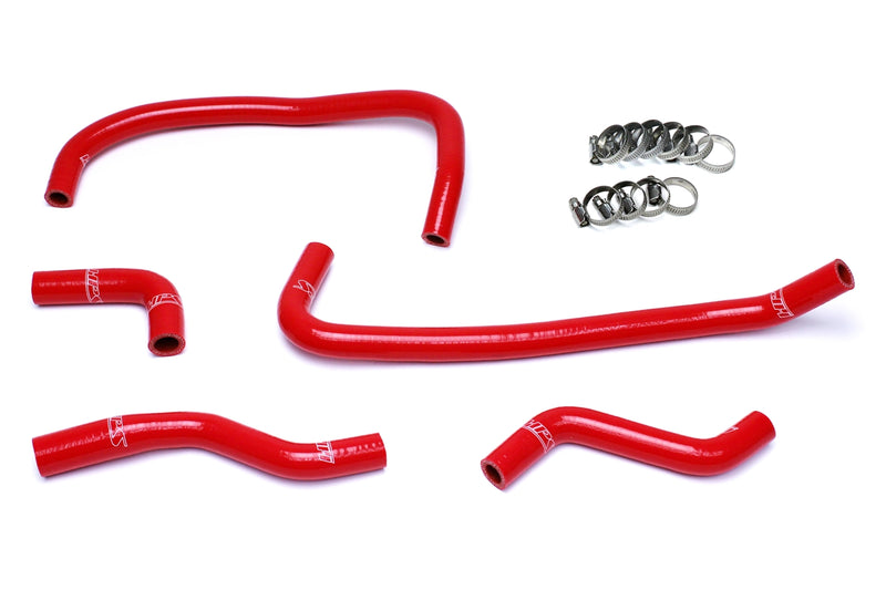 HPS Silicone Heater Hoses - 2013-2017 Dodge Viper SRT-10 8.4L V10 - Red (57-1503H-RED)
