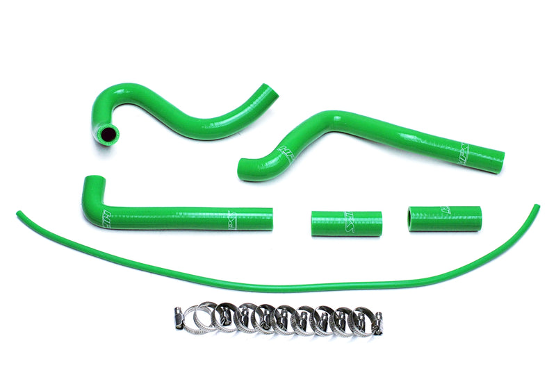 HPS Silicone Radiator Hoses - 1994-2002 Kawasaki KX250 - Green (57-1505-GRN)