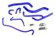 HPS Silicone Radiator and Heater Hoses - 2015-2017 Ford Mustang 3.7L V6 - Blue (57-1506-BLUE)
