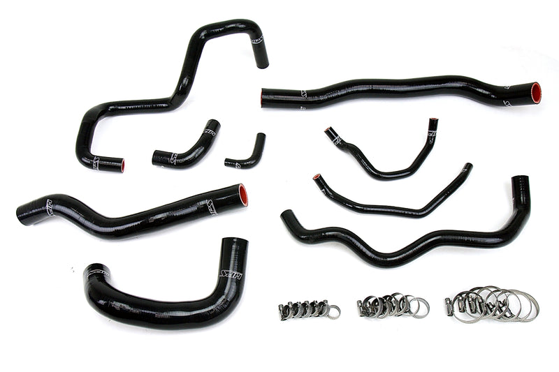 HPS Silicone Radiator Hoses - 2006-2007 Mazda Mazdaspeed 6 2.3L Turbo - Black (57-1513-BLK)