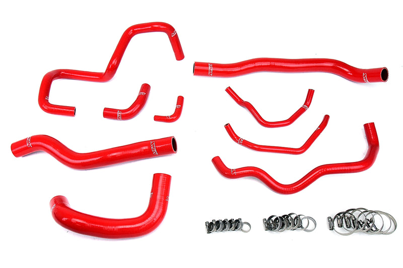 HPS Silicone Radiator Hoses - 2006-2007 Mazda Mazdaspeed 6 2.3L Turbo - Red (57-1513-RED)