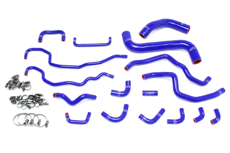 HPS Silicone Radiator and Heater Hoses - 2015-2016 Subaru WRX STI 2.5L Turbo - Blue (57-1516-BLUE)