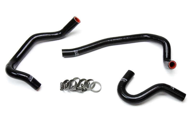 HPS Silicone Heater Hoses - 1986-1992 Toyota Supra MK3 Turbo & NA with 7MGE / 7MGTE - Left Hand Drive - Black (57-1520-BLK)