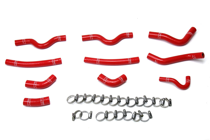 HPS Silicone Heater Hoses - Red (57-1523-RED)