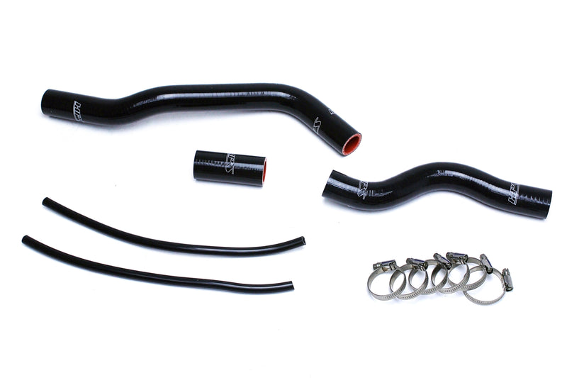 HPS Silicone Radiator Hoses - 2001-2005 Honda Civic 1.7L Manual Trans. - Black (57-1525-BLK)