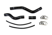 HPS Silicone Radiator Hoses - 2001-2005 Honda Civic 1.7L Automatic Trans. - Black (57-1526-BLK)