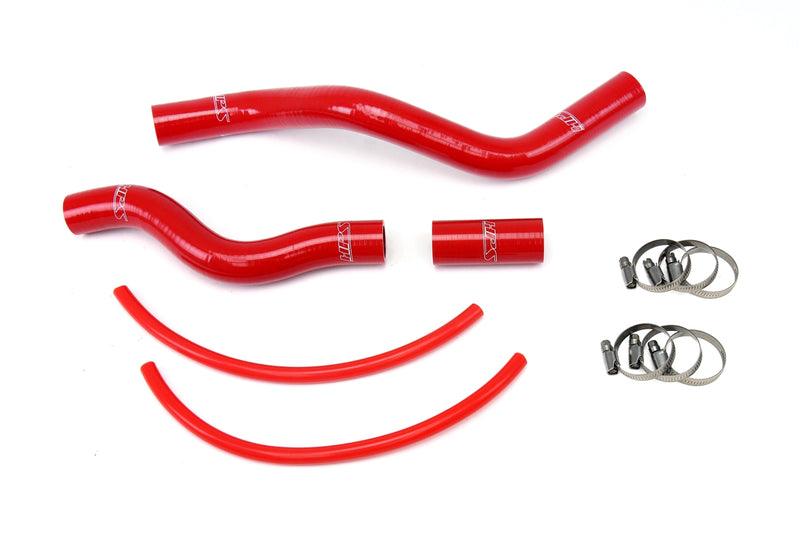 HPS Silicone Radiator Hoses - 2001-2005 Honda Civic 1.7L Automatic Trans. - Red (57-1526-RED)