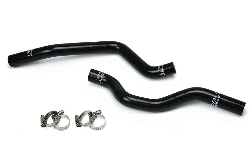 HPS Silicone Heater Hoses - 2008-2017 Mitsubishi Lancer 2.0L 2.4L DE ES GTS - Black (57-1529-BLK)