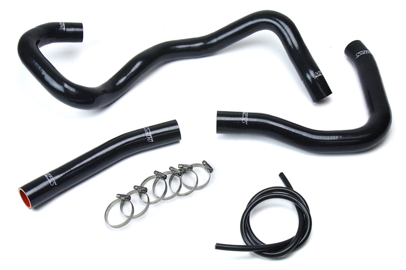 HPS Silicone Radiator Hoses - 2008-2017 Mitsubishi Lancer 2.0L 2.4L DE ES GTS - Black (57-1530-BLK)