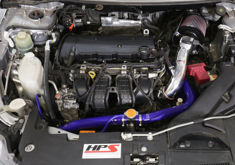 HPS Silicone Radiator Hoses - 2008-2017 Mitsubishi Lancer 2.0L 2.4L DE ES GTS - Black (57-1530-BLK)