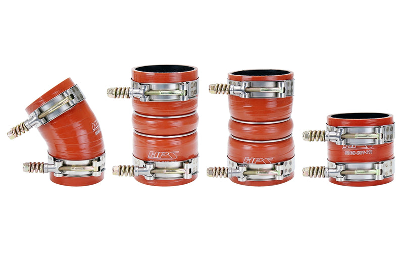 HPS Silicone Intercooler Hoses - Orange (57-1537)