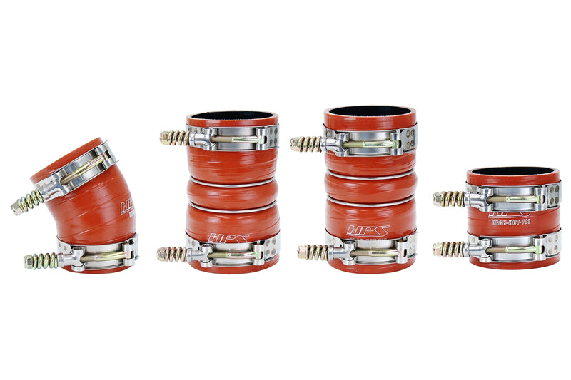 HPS Silicone Intercooler Hoses - Orange (57-1538)