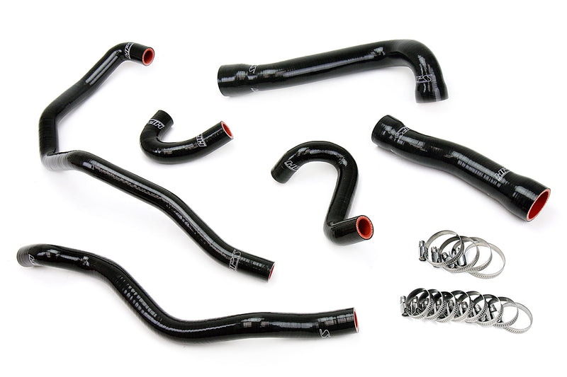 HPS Silicone Radiator and Heater Hoses - 2001-2006 BMW E46 M3 Left Hand Drive - Black (57-1543-BLK)