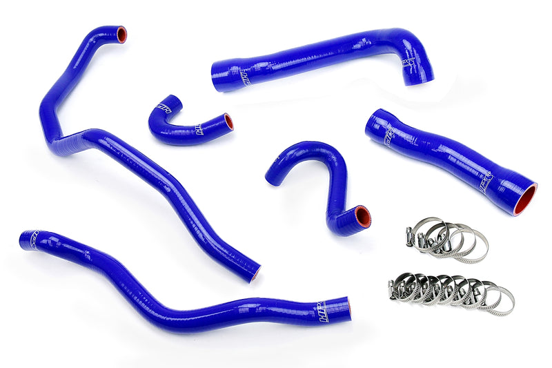 HPS Silicone Radiator and Heater Hoses - 2001-2006 BMW E46 M3 Left Hand Drive - Blue (57-1543-BLUE)