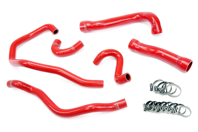 HPS Silicone Radiator and Heater Hoses - 2001-2006 BMW E46 M3 Left Hand Drive - Red (57-1543-RED)