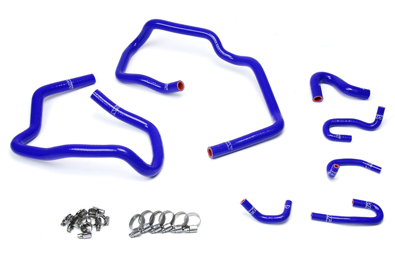 HPS Silicone Heater Hoses - 2010-2014 Toyota FJ Cruiser 4.0L V6 - Blue (57-1547-BLUE)