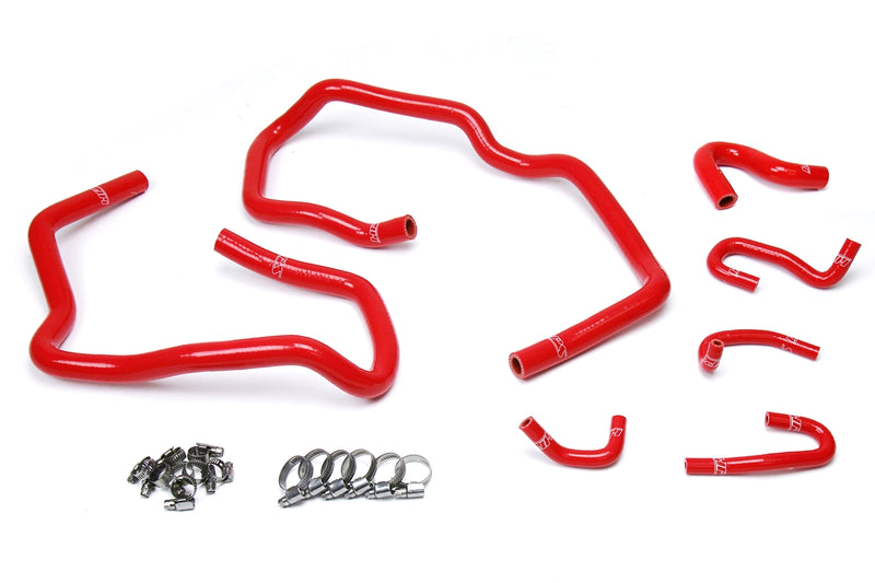 HPS Silicone Heater Hoses - 2010-2014 Toyota FJ Cruiser 4.0L V6 - Red (57-1547-RED)
