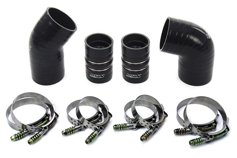 HPS Silicone Intercooler Hoses - Black (57-1574-BLK)