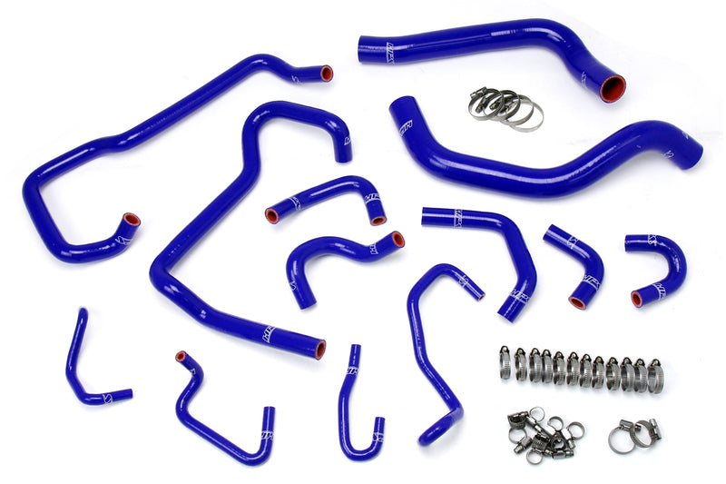 HPS Silicone Radiator and Heater Hoses - 2016-2020 Toyota Tacoma 3.5L V6 - Blue (57-1581-BLUE)