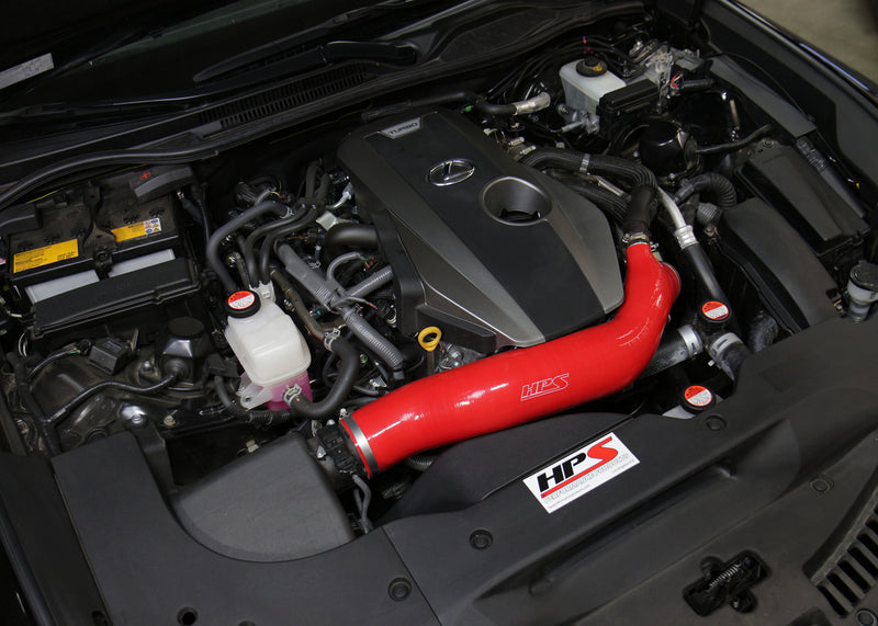 HPS Silicone Air Intake Hose - Red (57-1585-RED)