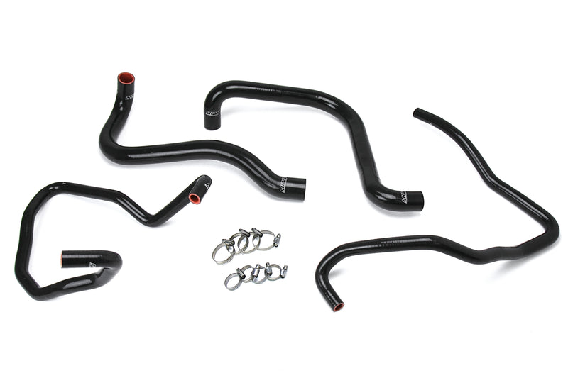 HPS Silicone Radiator and Heater Hoses - 2003-2006 Jeep Wrangler TJ SE 2.4L 4Cyl Left Hand Drive - Black (57-1589-BLK)