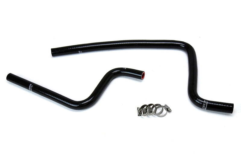 HPS Silicone Heater Hoses - 1997-2002 Jeep Wrangler 2.5L 4Cyl - Black (57-1590-BLK)